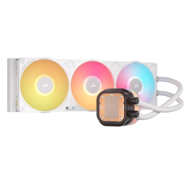Фото - Водяна система охолодження Corsair Icue Link Titan 360 RX LCD White (CW-9061026-WW)