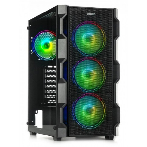 Фото - Корпус QUBE CORSAIR ARGB Black (CORSAIR_FMNU3)