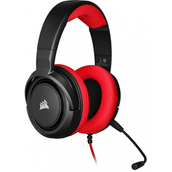 Фото - Гарнитура проводная игровая Corsair HS35 Red (CA-9011198-EU)