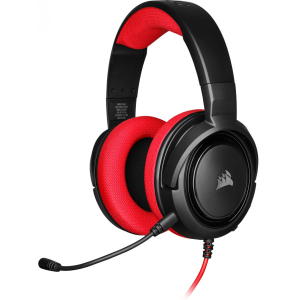 Фото - Гарнитура проводная игровая Corsair HS35 Red (CA-9011198-EU)