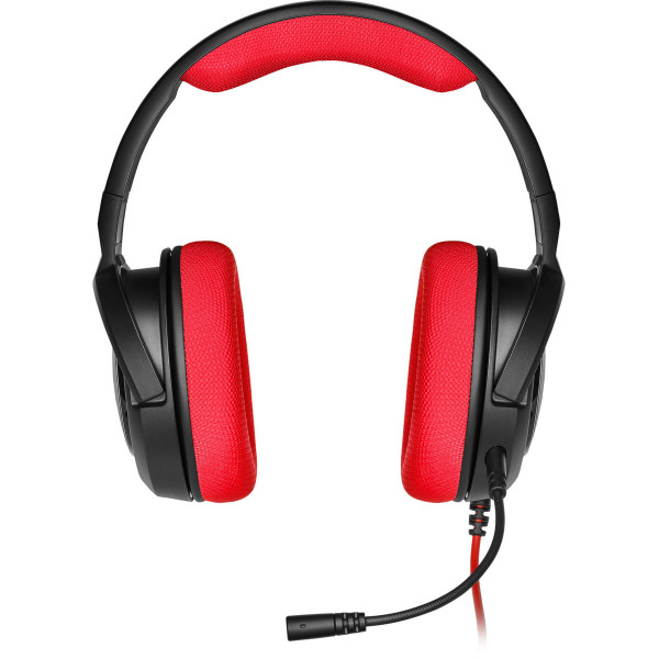 Фото - Гарнитура проводная игровая Corsair HS35 Red (CA-9011198-EU)