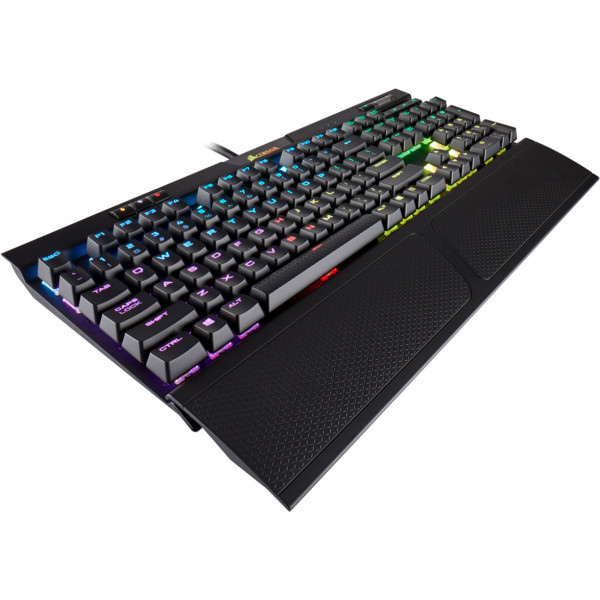 Фото - Клавіатура дротова ігрова Corsair K70 RGB MK.2 Cherry MX Red Black (CH-9109010-RU) USB