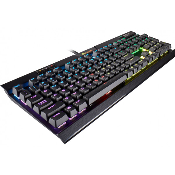 Фото - Клавіатура дротова ігрова Corsair K70 RGB MK.2 Cherry MX Red Black (CH-9109010-RU) USB