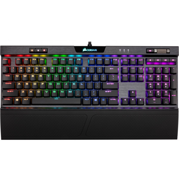 Фото - Клавиатура проводная игровая Corsair K70 RGB MK.2 Low Profile Rapidfire (CH-9109018-RU) Black USB