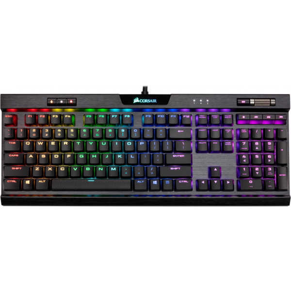 Фото - Клавиатура проводная игровая Corsair K70 RGB MK.2 Low Profile Rapidfire (CH-9109018-RU) Black USB