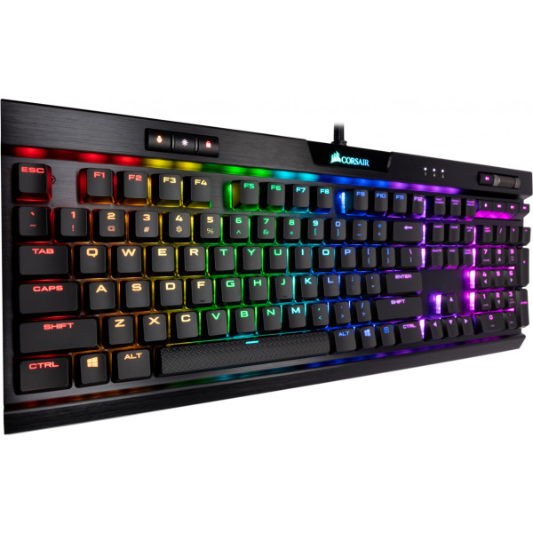 Фото - Клавиатура проводная игровая Corsair K70 RGB MK.2 Low Profile Rapidfire (CH-9109018-RU) Black USB