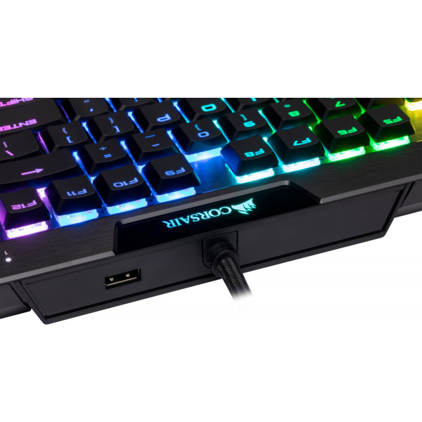 Фото - Клавиатура проводная игровая Corsair K70 RGB MK.2 Low Profile Rapidfire (CH-9109018-RU) Black USB