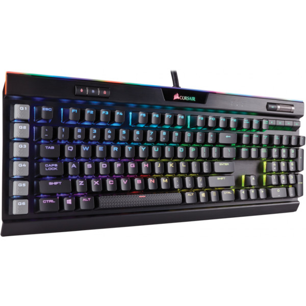 Фото - Клавиатура проводная игровая Corsair K95 RGB Platinum Cherry MX Brown (CH-9127012-RU) Black USB