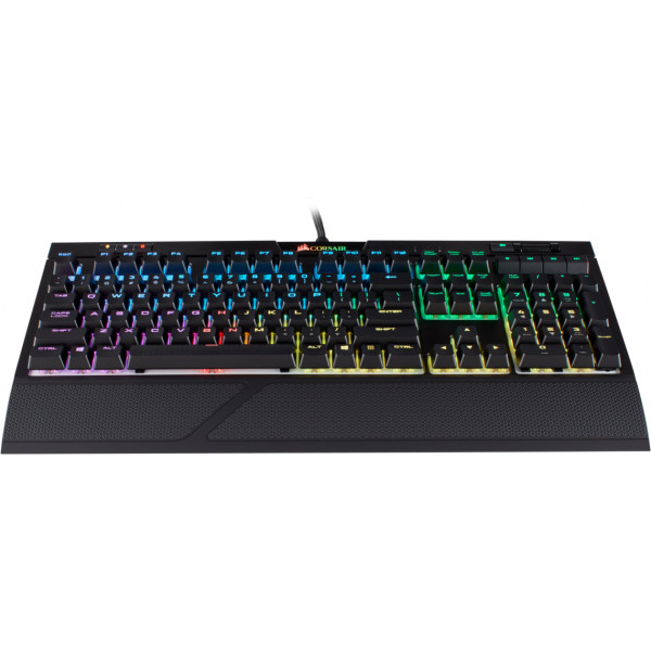 Фото - Клавиатура проводная игровая Corsair Strafe RGB MK.2 Cherry MX Red (CH-9104110-RU) Black USB