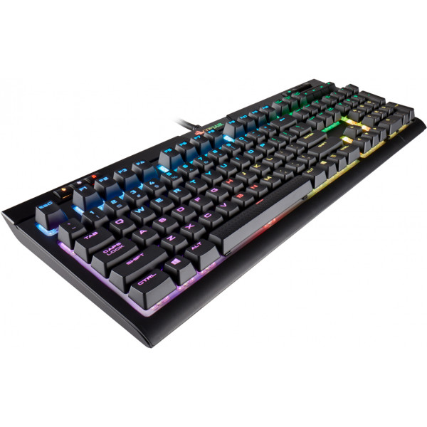 Фото - Клавиатура проводная игровая Corsair Strafe RGB MK.2 Cherry MX Red (CH-9104110-RU) Black USB