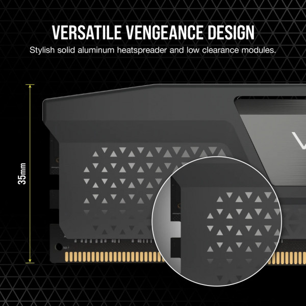Фото - Память DDR Corsair Vengeance Grey DDR5 2x16GB/6000 (CMK32GX5M2B6000Z30)