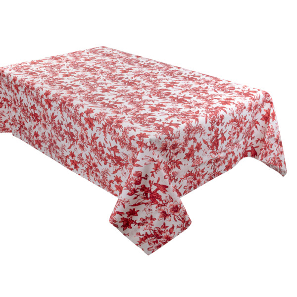 Фото - Скатерть квадратная Lefard Corso красный 140х140 см (715-373)