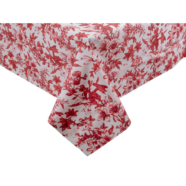 Фото - Скатерть квадратная Lefard Corso красный 140х140 см (715-373)