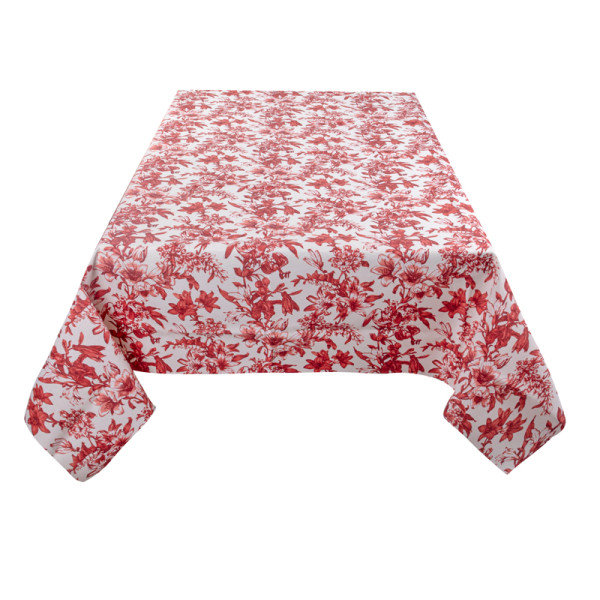 Фото - Скатерть квадратная Lefard Corso красный 140х140 см (715-373)