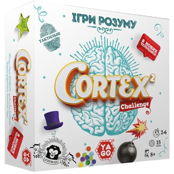 Фото - Настольная игра (8+) Yago Настольная игра CORTEX 2 CHALLENGE (90 карточек, 24 фишки)