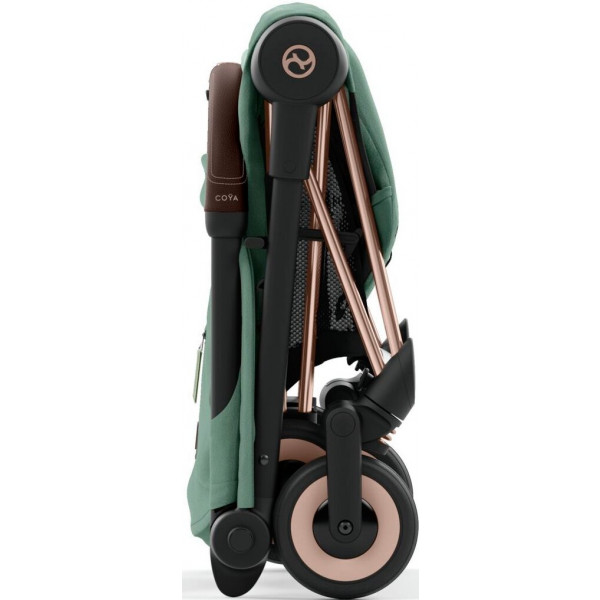 Фото - Коляска прогулянкова Cybex Coya Rosegold Leaf Green
