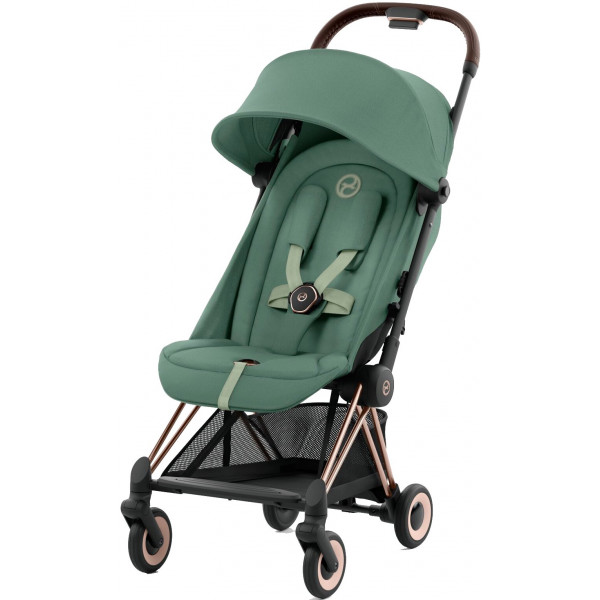 Фото - Коляска прогулянкова Cybex Coya Rosegold Leaf Green