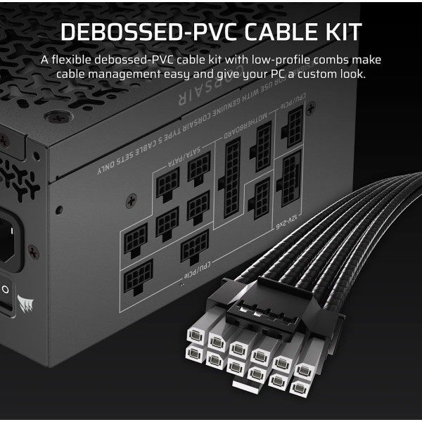 Фото - Блок живлення для ПК Corsair RM750x Shift ATX 3.1 750W (CP-9020298-EU)