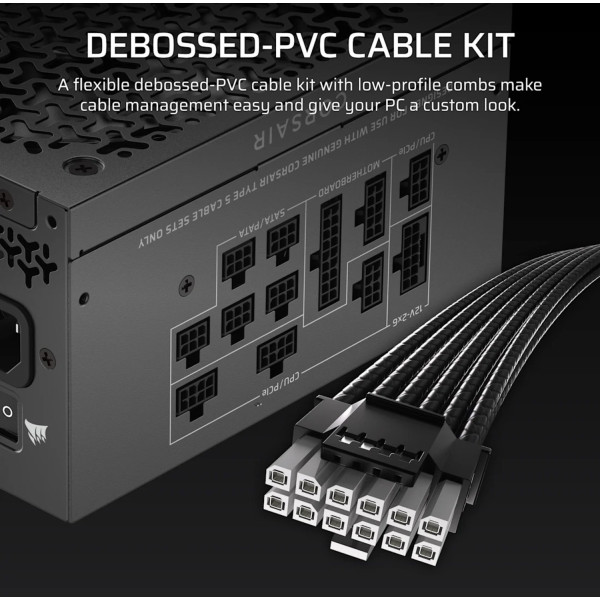 Фото - Блок живлення для ПК Corsair RM850x Shift ATX 3.1 850W (CP-9020299-EU)