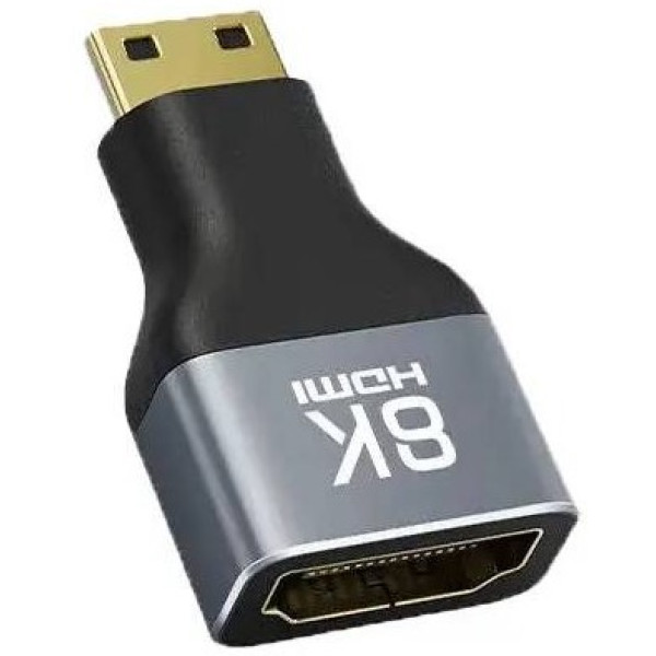 Фото - Перехідник HDMI Cabletime mini HDMI - HDMI (F/M) 0.1 м (CP45G) Фото - Перехідник HDMI Cabletime mini HDMI - HDMI (F/M) 0.1 м (CP45G)
