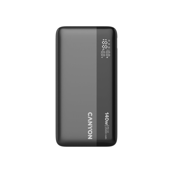 Фото - Батарея мобільна Canyon OnPower 240 PB-240 25000mAh PD140W Display Dark Grey (CNS-CPB240)