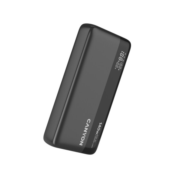 Фото - Батарея мобільна Canyon OnPower 240 PB-240 25000mAh PD140W Display Dark Grey (CNS-CPB240)