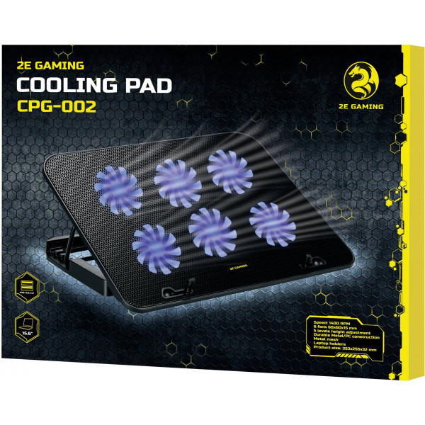 Фото - Підставка під ноутбук охолоджуюча 2E Gaming 2E-CPG-002 Black