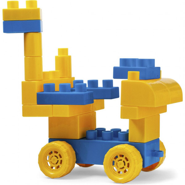 Фото - Пластиковый конструктор для малышей Wader Kids Blocks 90 эл. (41296)