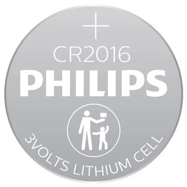 Фото - Батарейка тип CR2016 Philips CR 2016 BLI 1 Lithium 5 шт. (CR2016/01B5)
