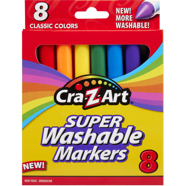 Фото - Набір маркерів Cra-Z-Art Super Washable 8 шт. (10000CRA)