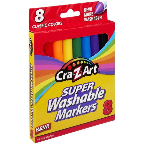 Фото - Набір маркерів Cra-Z-Art Super Washable 8 шт. (10000CRA)