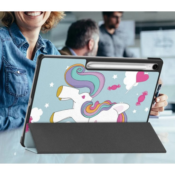 Фото - Чохол для планшету BeCover Smart Case for Samsung Galaxy Tab S10 FE Plus (SM-X620/SM-X626) 13.1" Unicorn (713388)