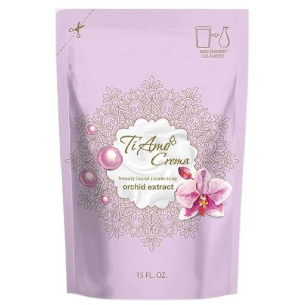 Фото - Жидкое мыло для рук Ti Amo Crema Orchid extract 450 мл (4820195509920)