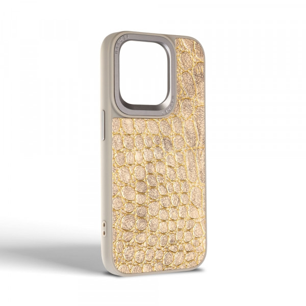 Фото - Чохол для смартфону Harder Crocosaur for Apple iPhone 15 Titanium (ARM76699)