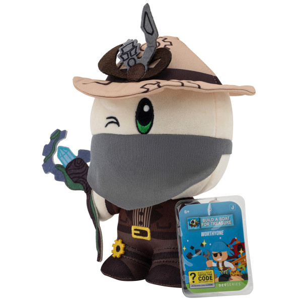 Фото - М'яка іграшка герой DevSeries Collector Plush Build A Boat For Treasure: Worthy0ne (CRS0013)