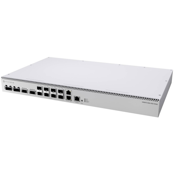 Фото - Коммутатор локальной сети (Switch) MikroTik CRS812-8DS-2DQ-2DDQ-RM Фото - Коммутатор локальной сети (Switch) MikroTik CRS812-8DS-2DQ-2DDQ-RM