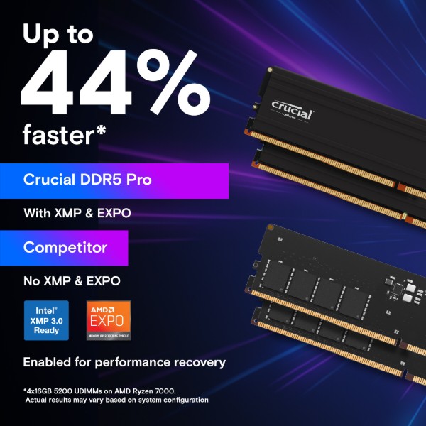 Фото - Пам'ять DDR Crucial Micron PRO 24GB DDR5-5600 (CP24G56C46U5)
