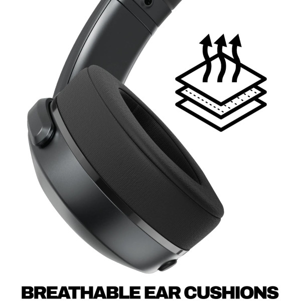 Фото - Наушники полноразмерные беспроводные Skullcandy Crusher Active Wireless Coal (S6EVW-T992)