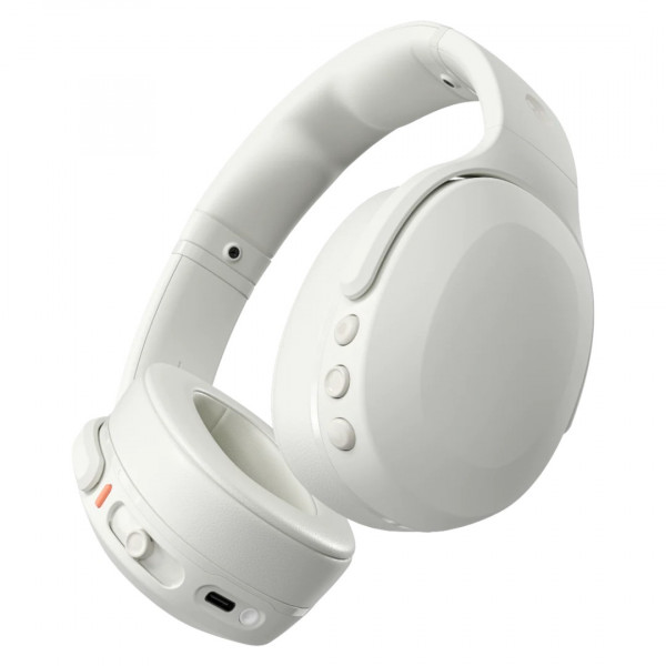 Фото - Навушники повнорозмірні бездротові TWS Skullcandy BT Crusher Evo Bone Orange Glow (S6EVW-S951)