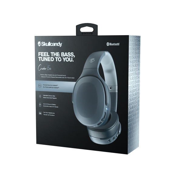 Фото - Наушники накладные беспроводные Skullcandy BT Crusher Evo Chill Grey (S6EVW-N744)