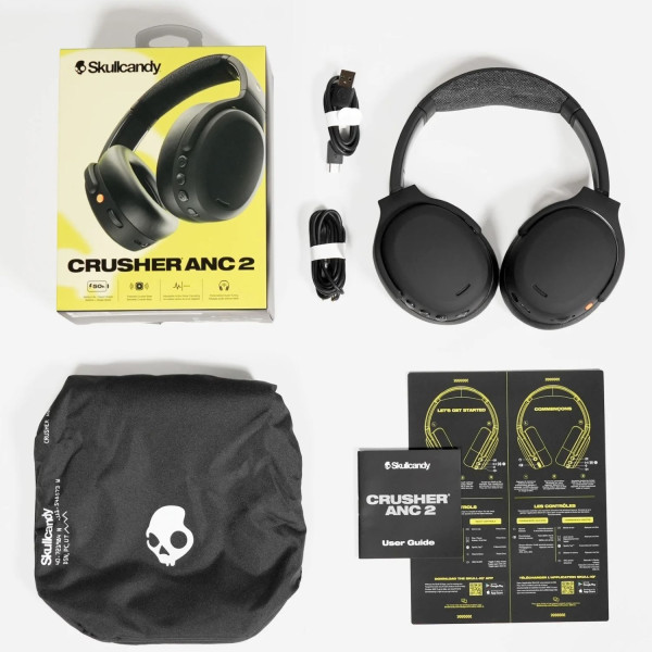 Фото - Навушники повнорозмірні бездротові Skullcandy BT Crusher ANC 2 Preppy Blue (S6CAW-S795)