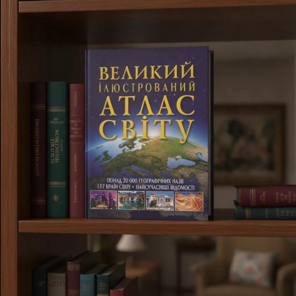 Фото -  Crystal Book Большой иллюстрированный атлас Мира (9789669362568)