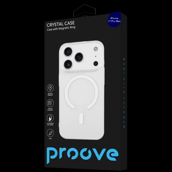Фото - Чохол для смартфону Proove Crystal Case with Magnetic Ring iPhone 17 Pro Max deep blue (PCCCIP17PM62)