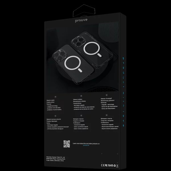 Фото - Чохол для смартфону Proove Crystal Case with Magnetic Ring iPhone 17 Pro Max deep blue (PCCCIP17PM62)