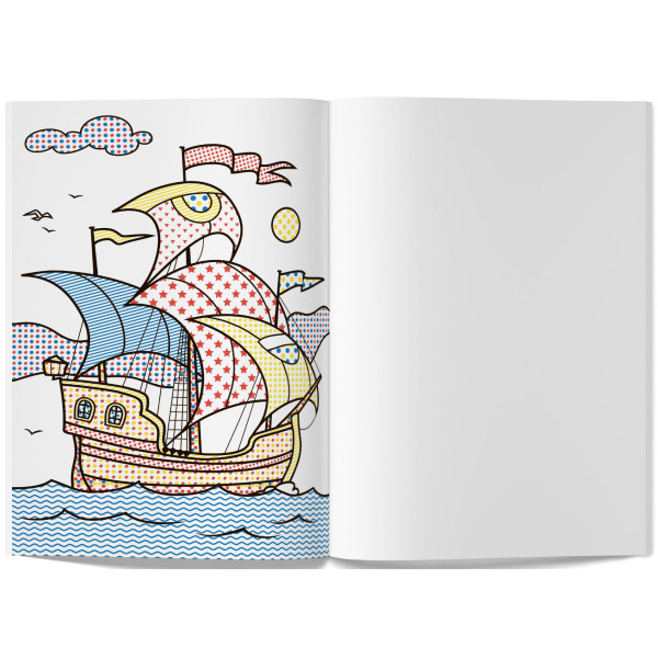 Фото - Розмальовки Crystal Book Чарівні водяні Кораблі (9789669874894)