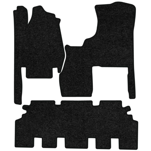 Фото - Коврики ворсовые в салон авто EVAtech Standard для Chrysler Voyager (RG) (without armrest) 7 seats AT 2001-2007 4 поколение Minivan EU черный кант CS11495Z3VEB