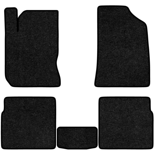Фото - Килимки ворсові в салон авто EVAtech Standard для Chrysler PT Cruiser 2000-2010 1 покоління Htb USA чорний кант CS22388CV5VEB