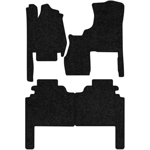 Фото - Килимки ворсові в салон авто EVAtech Standard для Chrysler Grand Voyager (without armrest) (hiding seats) AT 7 seats 2001-2007 4 покоління Minivan EU чорний кант CS42823PC4VEB