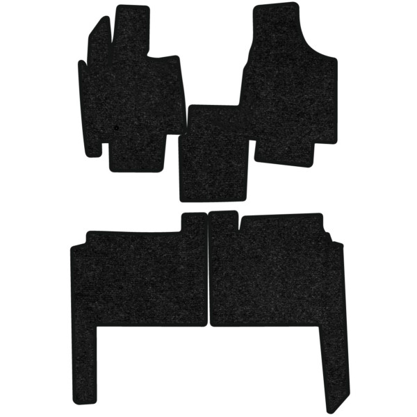 Фото - Коврики ворсовые в салон авто EVAtech Standard для Chrysler Grand Voyager 2008-2016 5 поколение Minivan USA черный кант CS43126PVC4LA1VEB