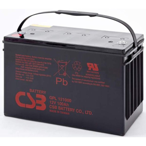 Фото - Аккумулятор для ИБП CSB 12V 100AH (GPL121000) AGM